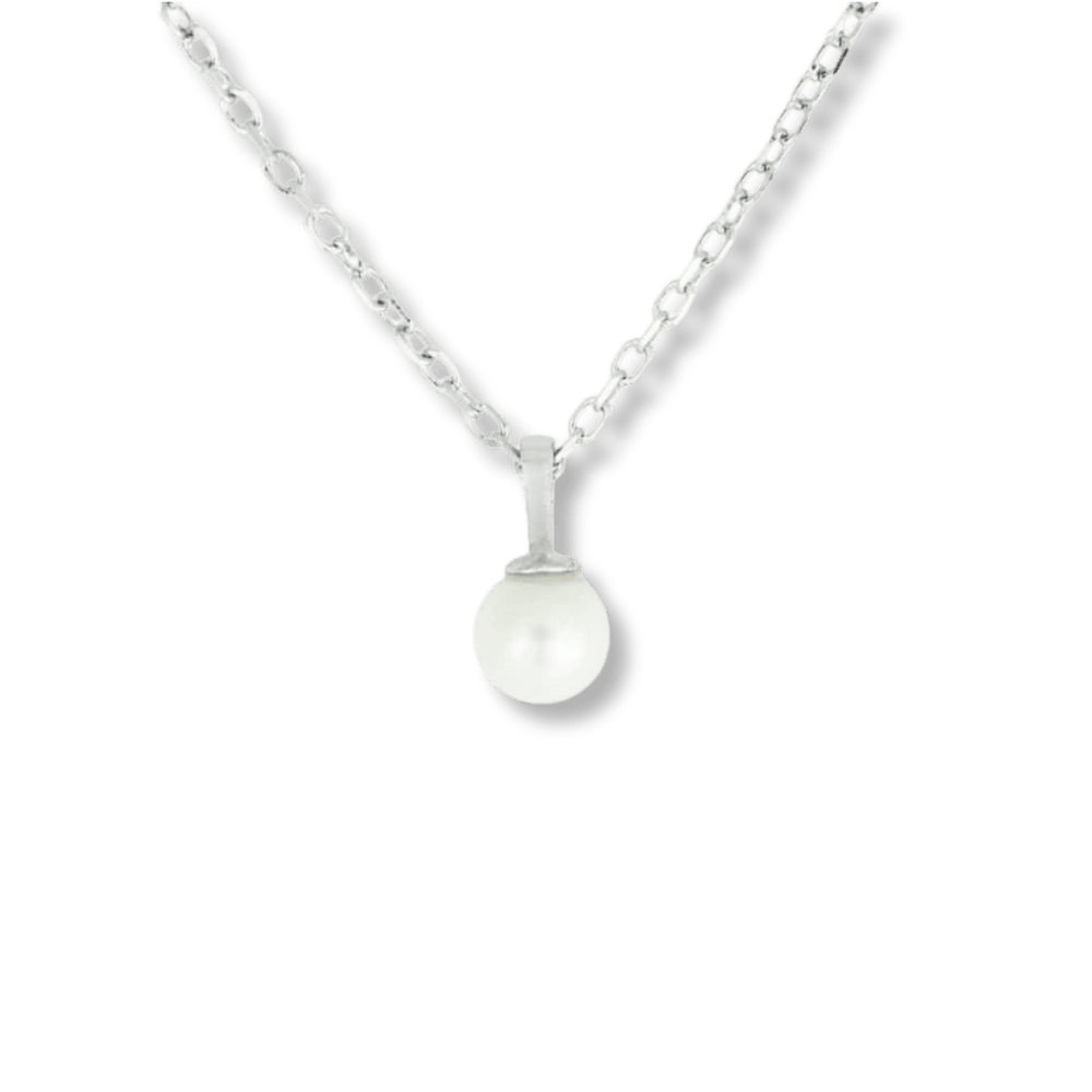 Collier Petite perle en argent sterling