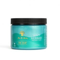 AS I AM COULEUR TEMPORAIRE POUR CHEVEUX BOUCLÉS - MINTY MERMAID 6OZ