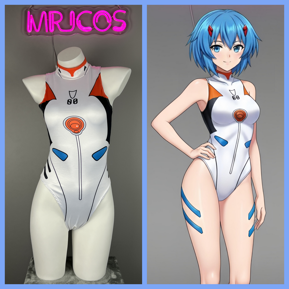 Combinaison Cosplay Style Anime à l'Entrejambe Ouverte