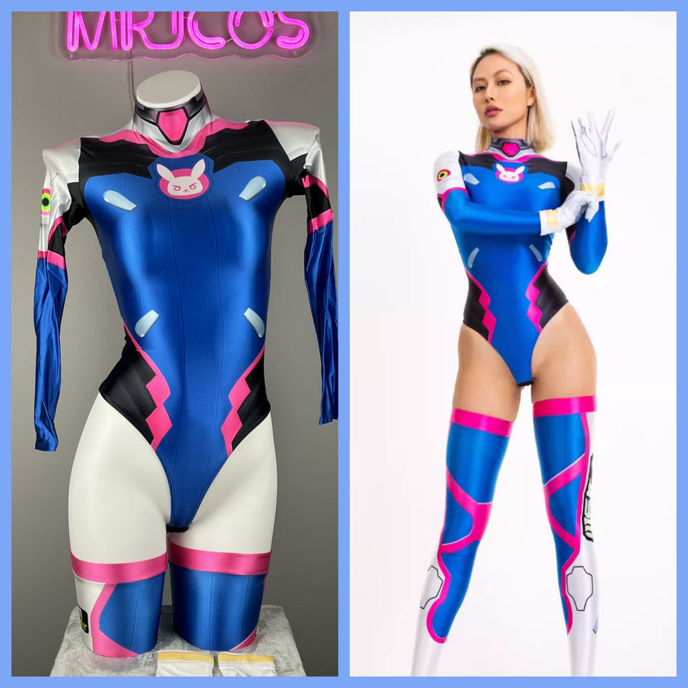 Combinaison moulante en Spandex avec entrejambe ouvert pour Cosplay et Costume d'Halloween