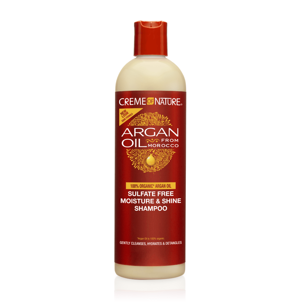 CREME OF NATURE HUILE D'ARGAN SHAMPOOING HYDRATANT ET BRILLANCE 20OZ