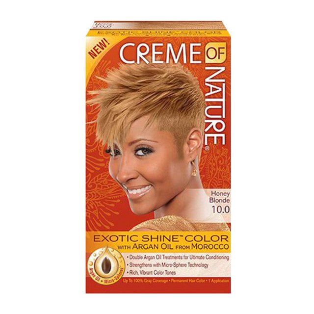 CREME OF NATURE EXOTIC SHINE COLOR - 10.0 HONEY BLONDE — Beautylicious Canada