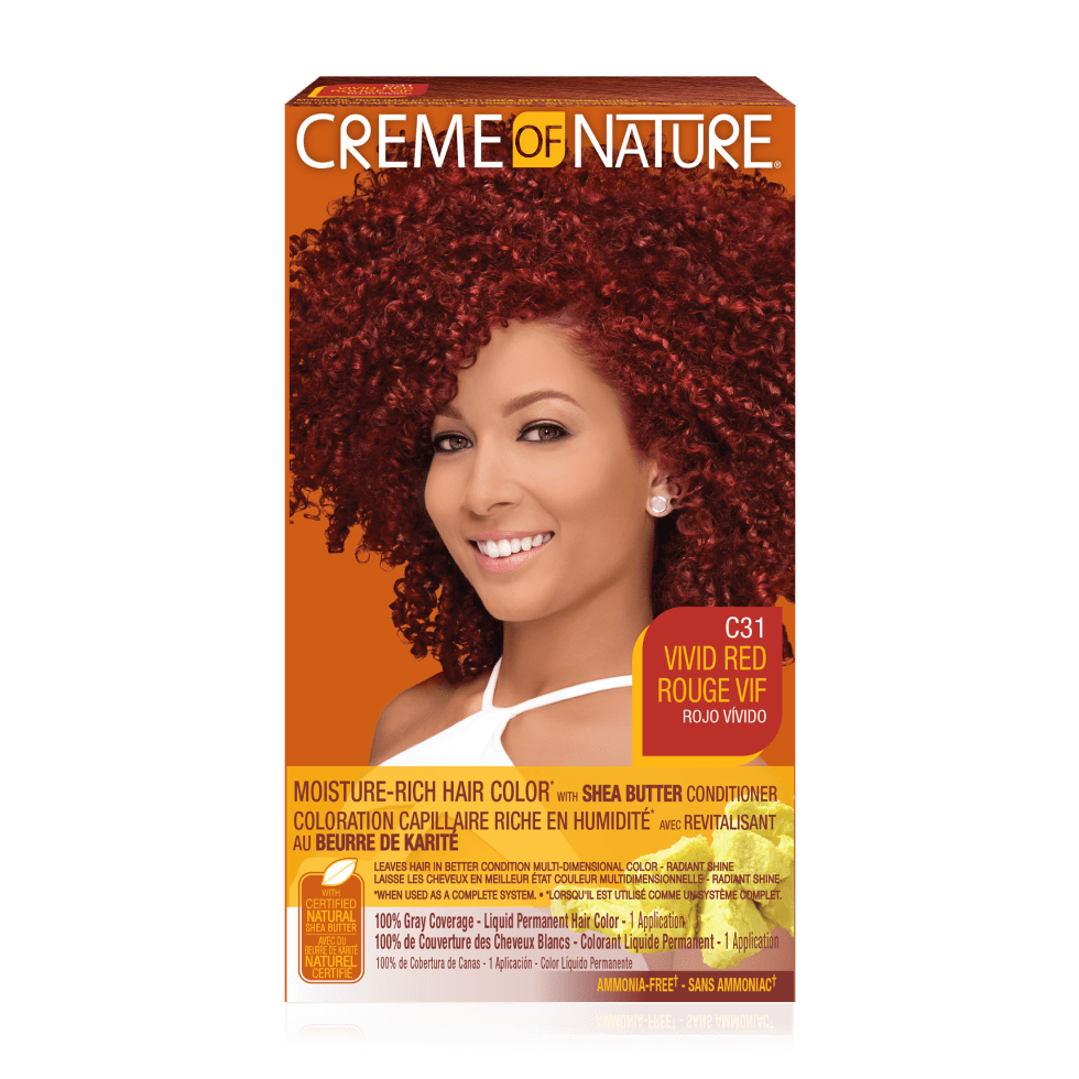 CREME OF NATURE MOISTURE-RICH HAIR COLOR - C31 VIVID RED