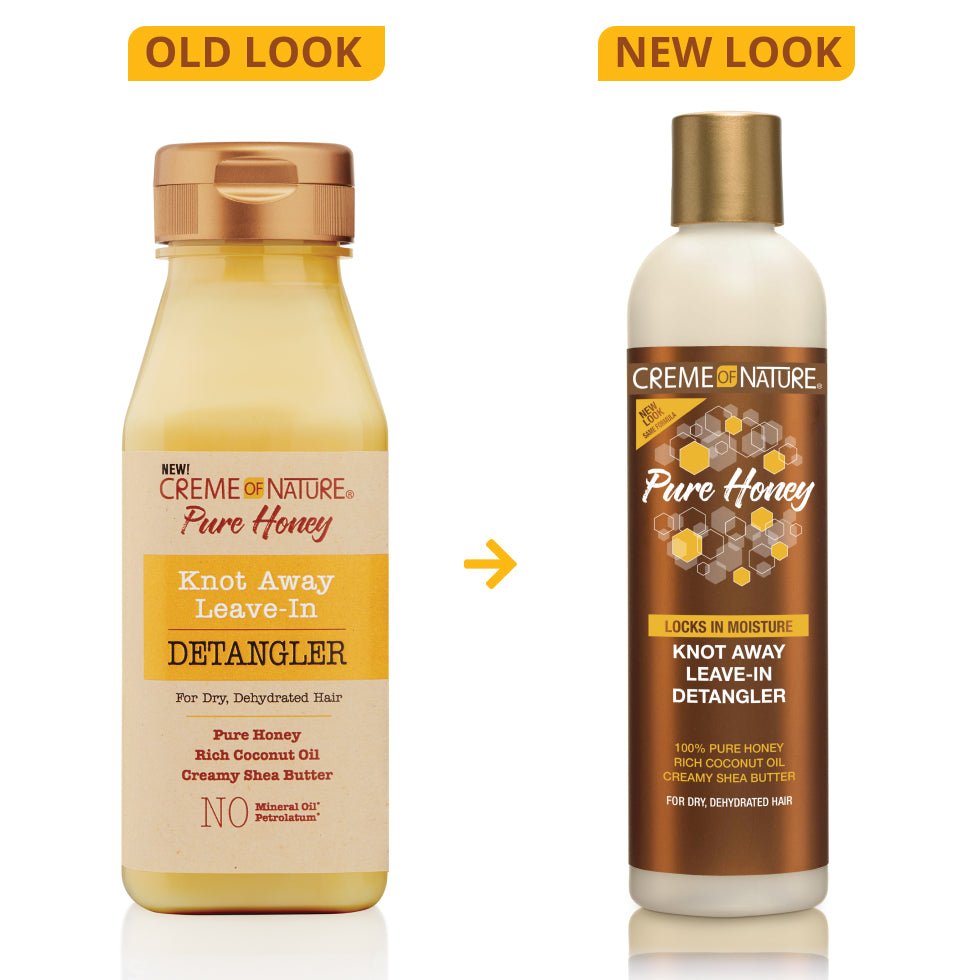 CREME OF NATURE PURE HONEY KNOT AWAY LEAVE-IN DETANGLER 8OZ