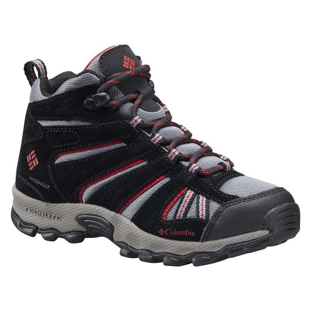 Bottes de randonnée mi-hautes imperméables Columbia North Plains pour jeunes, grandeur 1