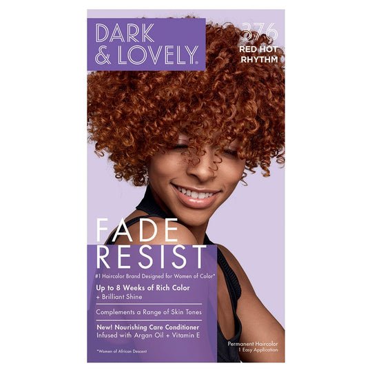 DARK & LOVELY COULEUR RÉSISTANTE À L'AFFADISSEMENT - 376 ROUGE RYTHME BRÛLANT