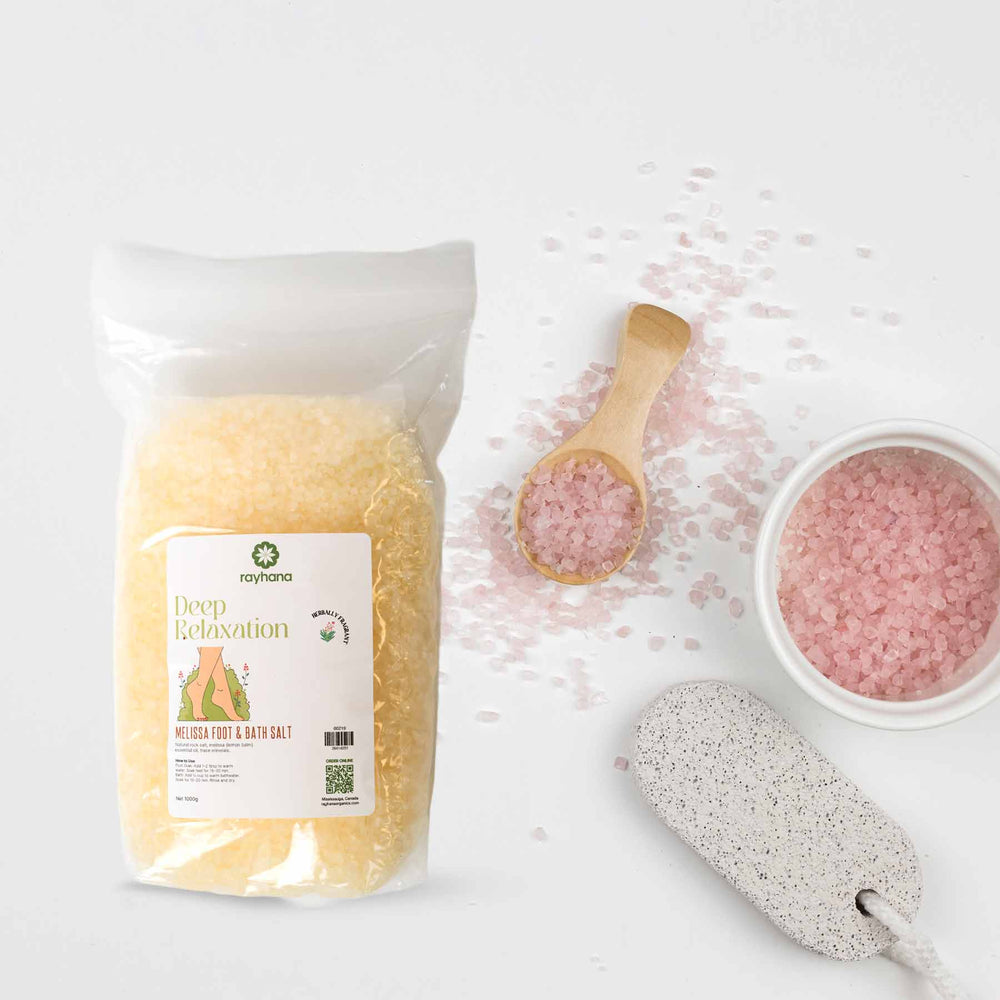 Sels de bain et pédiluve Mélisse naturellement parfumés - Relaxation profonde