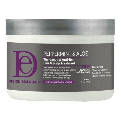 DESIGN ESSENTIALS Peppermint & Aloe Therapeutics Anti-Itch Hair & Scalp Treatment 5OZ