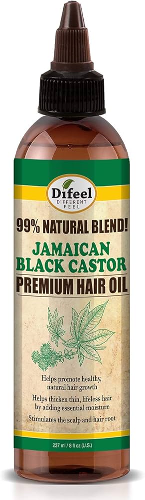 HUILE CAPILLAIRE DE RICIN NOIR DE LA JAMAÏQUE DIFEEL PREMIUM 236 ML