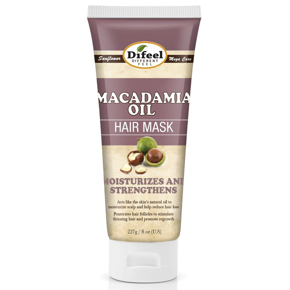 DIFEEL MACADAMIA OIL PREMIUM HAIR MASK 8OZ