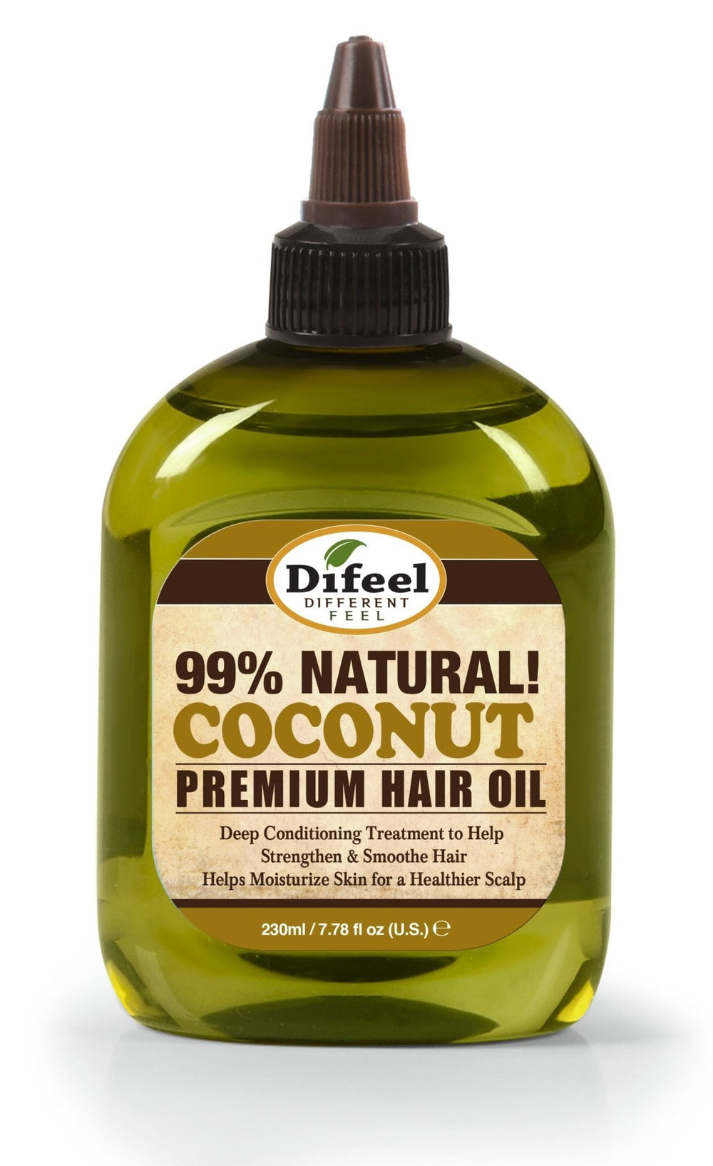 DIFEEL Premium Natural Hair Oil - Coconut Oil 7.1 oz.
