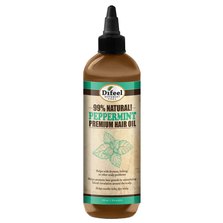 Huile Capillaire Naturelle DIFEEL Premium - Huile de Menthe Poivrée 236 ml
