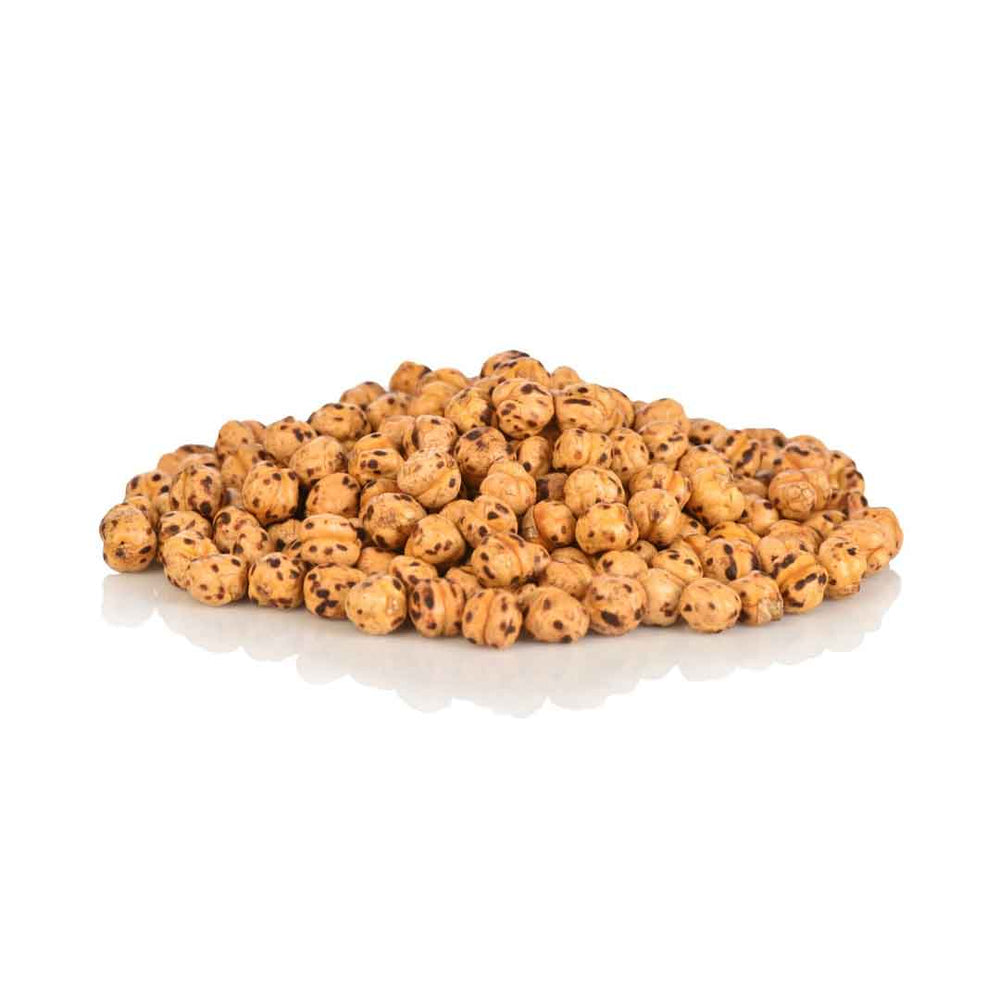 Pois chiches jaunes doublement rôtis
