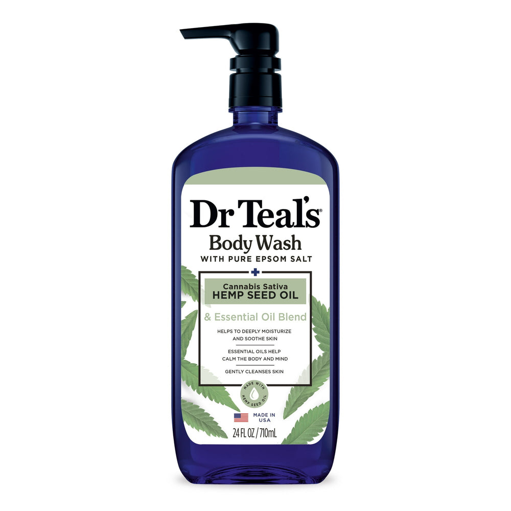 DR TEAL'S GEL DOUCHE HUILE DE GRAINES DE CHANVRE 710 ML