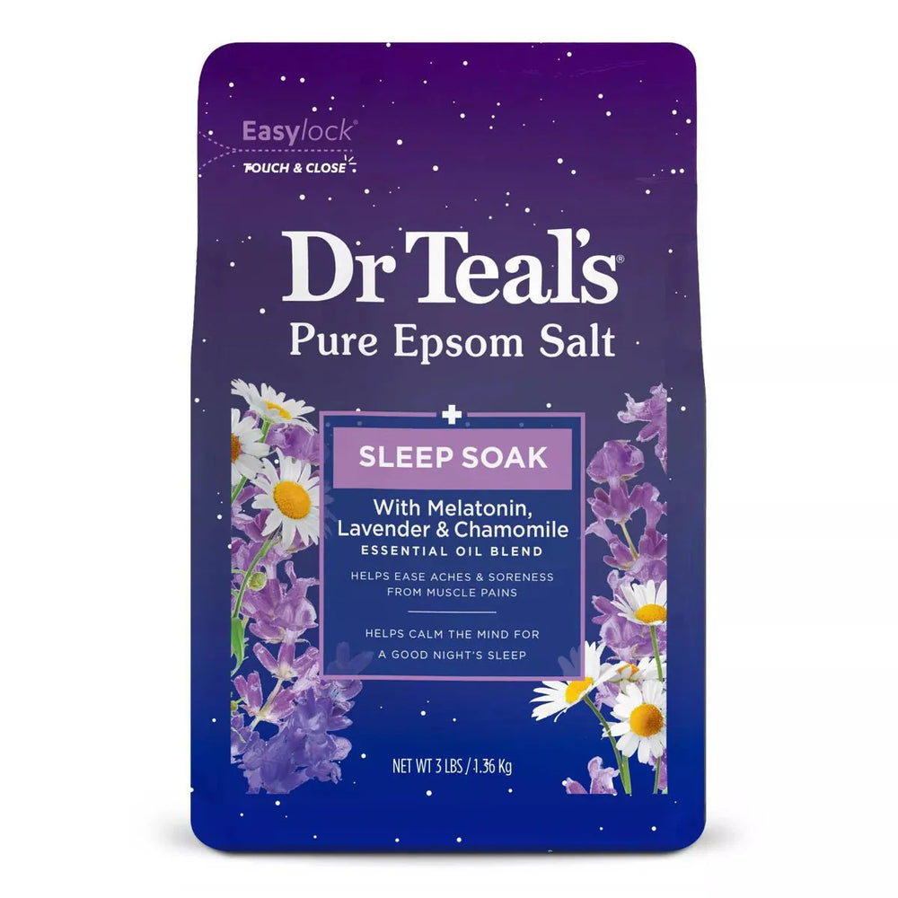 SEL D'EPSOM PUR DE DR TEAL MÉLATONINE BAIN DE SOMMEIL 1,36 KG