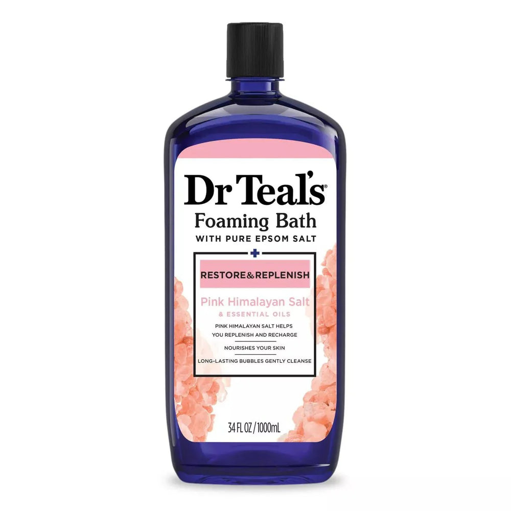 DR TEAL'S BAIN MOUSSANT HIMALAYA ROSE RESTAURATION & RÉGÉNÉRATION 34 OZ