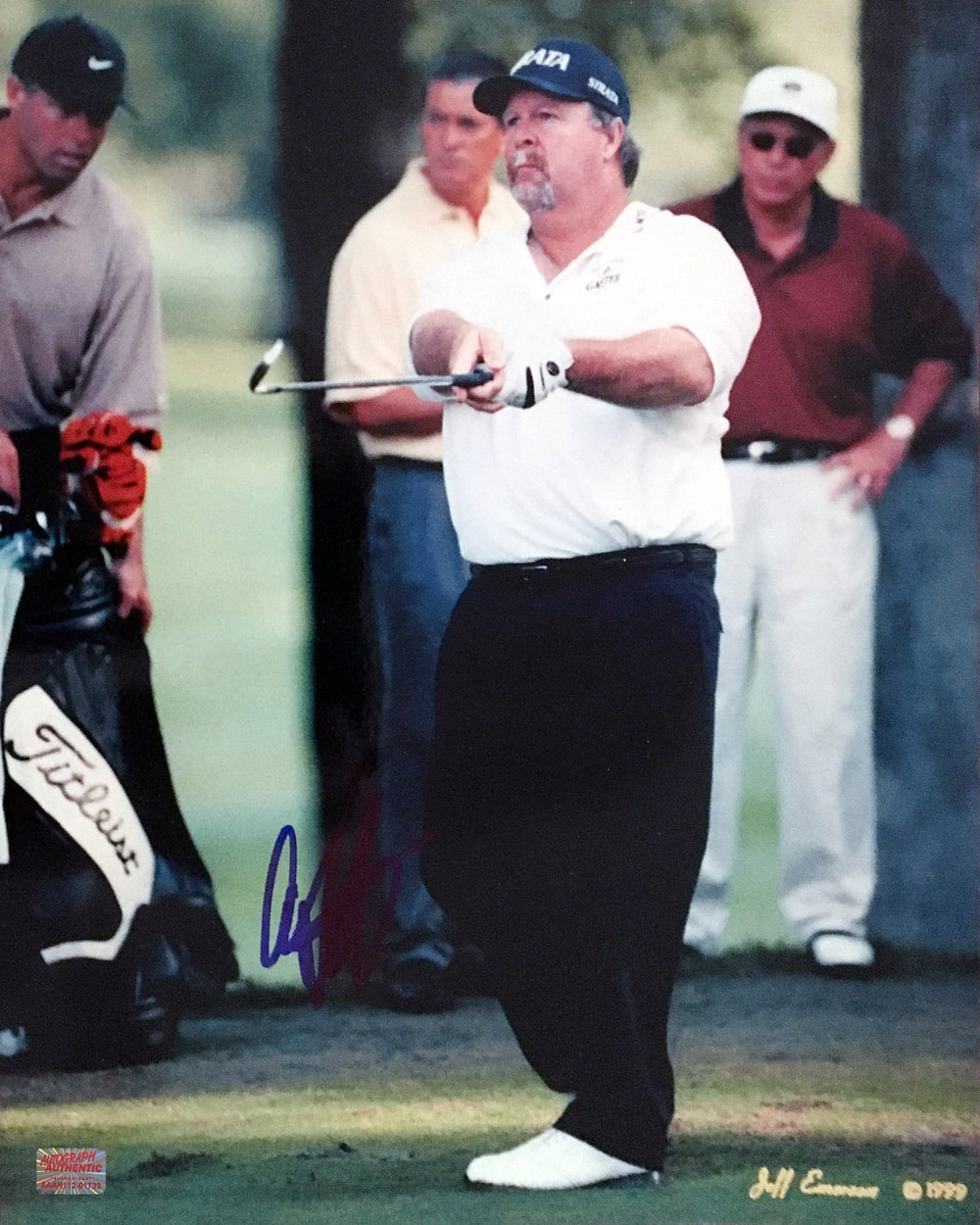 CRAIG STADLER PHOTO DE GOLF SIGNEE 8" X 10" – CHAMPION DU MASTERS PGA TOUR SOUVENIRS SPORTIFS AUTOGRAPHIES (10" X 8") – VITRINE DE SOUVENIRS AUTOGRAPHIES – OBJET DE COLLECTION SIGNE AUTHENTIQUE