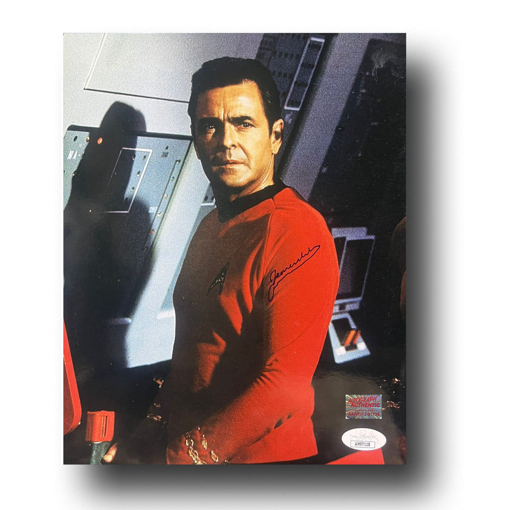 JAMES DOOHAN AUTOGRAPHED PHOTO - MONTGOMERY SCOTT 8X10 SIGNED 8X10 PHOTO COLLECTIBLE DISPLAY