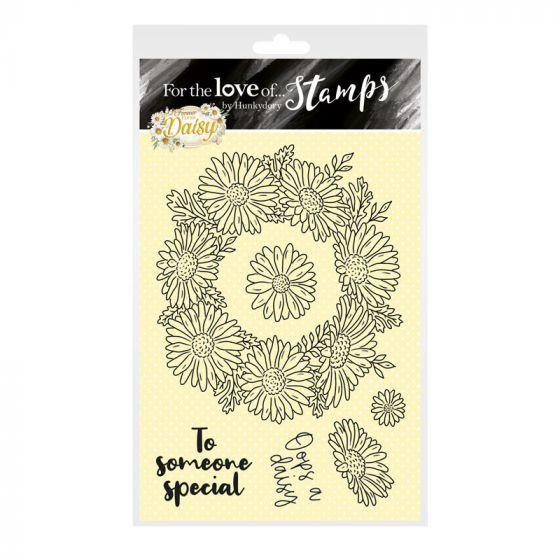 Pour l'amour des timbres - Lot de tampons A6 Daisy Delights