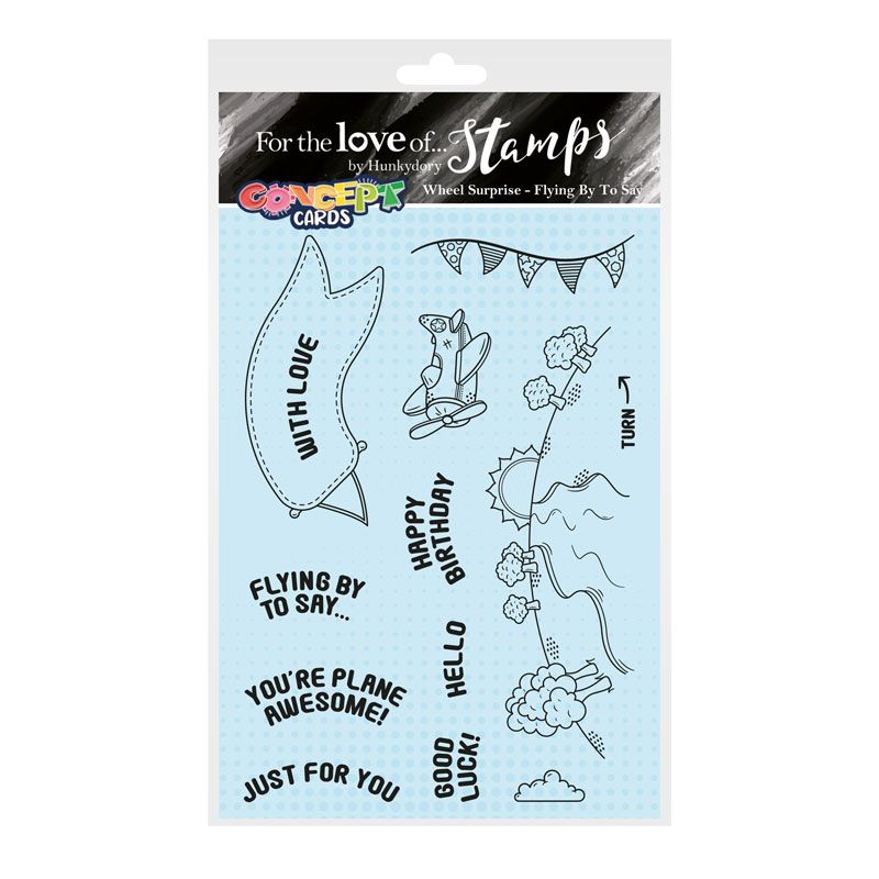 For The Love Of Stamps - Wheel Surprise - Flying By To Say — Ecstasy Crafts