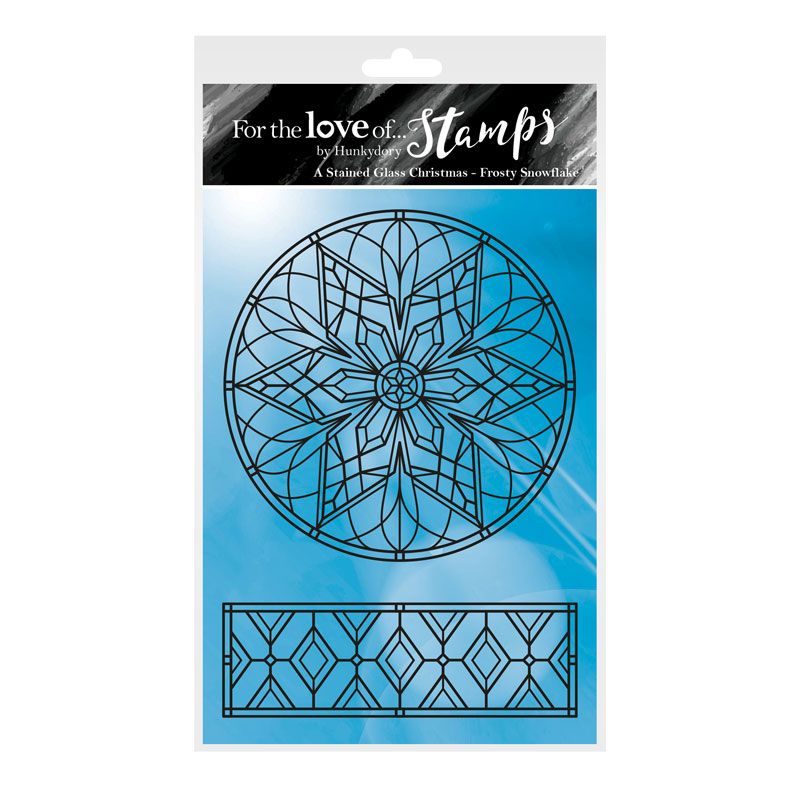 For The Love Of Stamps - A Stained Glass Christmas - Frosty Snowflake — Ecstasy Crafts
