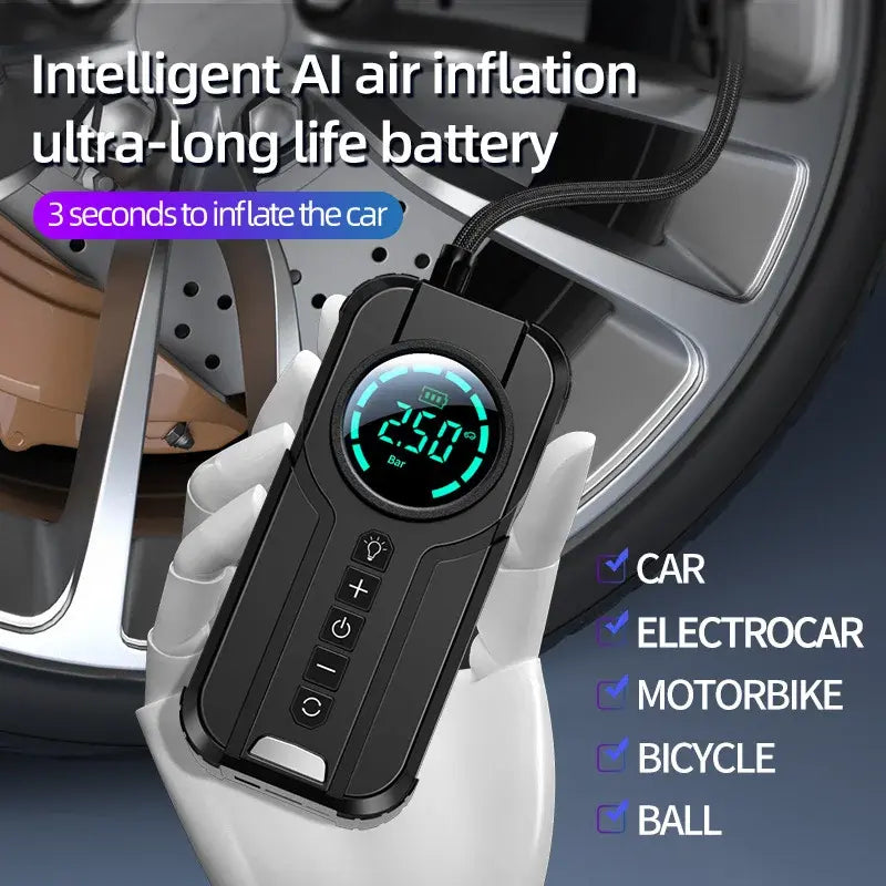 Portable 2-in-1 Air Compressor — 777tech