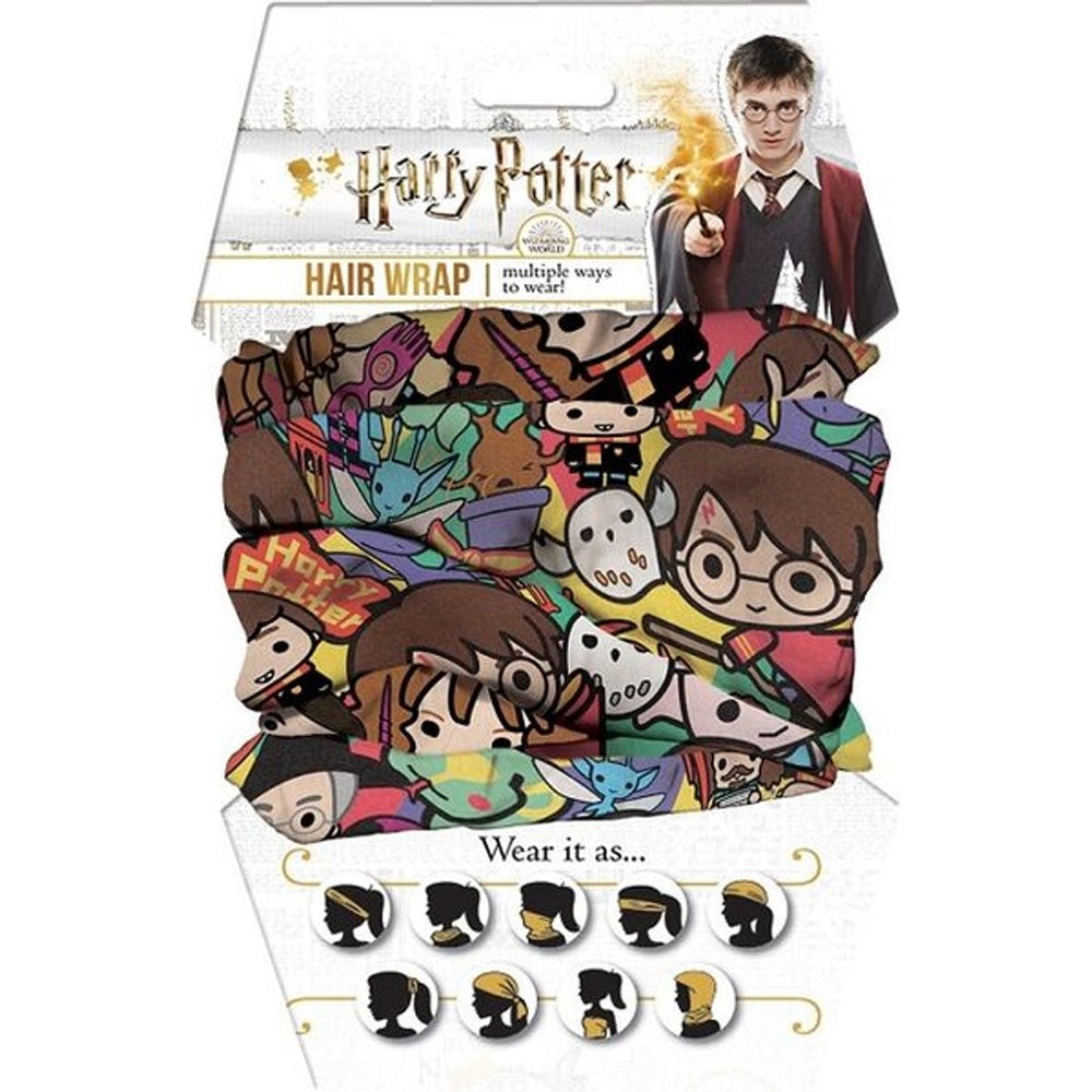 Bandana Chibi Collage Harry Potter pour Cheveux et Visage