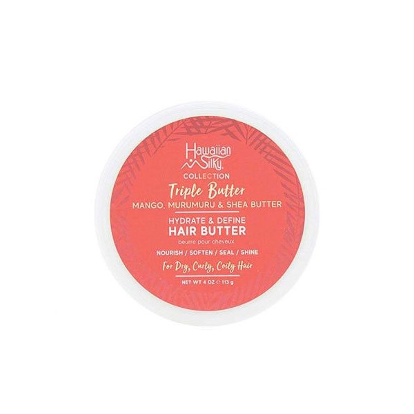 HAWAIIAN SILKY Triple Butter Hydrate & Define Hair Butter 4OZ