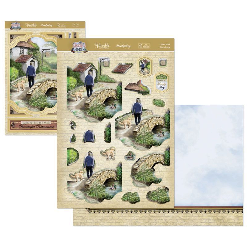 Sports & Hobbies Deco-Large Set - River Walks — Ecstasy Crafts