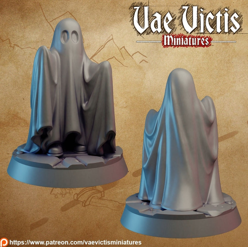 Ghost Costume Kid - Vae Victis Miniatures | DnD | child | monster| villager | commoner | 32mm | Pathfinder | TTRPG | Wargaming | Frostgrave
