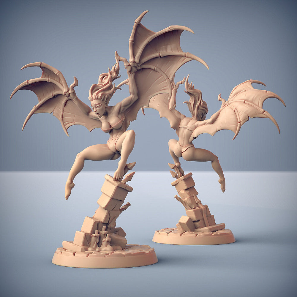 Akela la Maudite - Artisan Guild | Elfe | Harpie | Pinup | Monstre | Femme | Fantaisie | Vampire | Frostgrave | DnD | Pathfinder