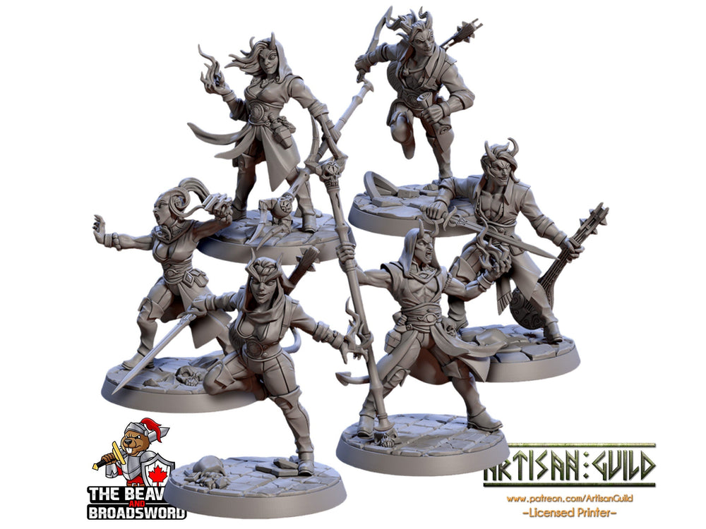 Mezzalfiend Trickster - Artisan's Guild | Tiefling | DnD | Pathfinder | Fantasy | Ranger | Fighter | Wizard | Rogue | Sorcerer | Pack