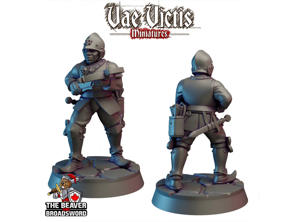 City Watch Guardsman 5 dnd mini - Vae Victis | Fighter | Paladin | Human | Male | Guard | Knight | Pathfinder, TTRPG, Wargaming, Frostgrave