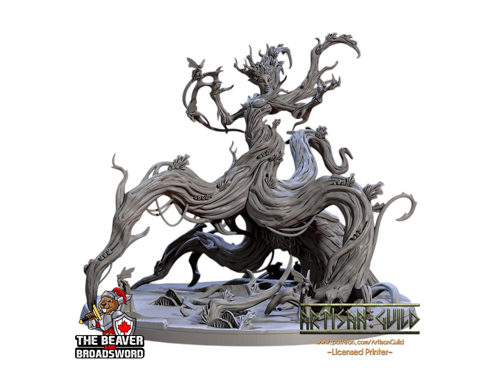 Avatar Of Arda, DnD Large Spriggan Mini Fairy, Dryad, Tree, Elven- High Quality Resin Printed 28mm 32mm Tabletop Miniature, Tough Figurine