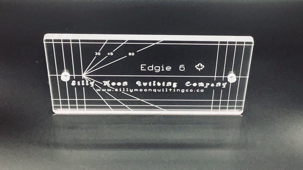 Silly Moon Edgie 6 Straight Ruler — Cottage Quilting Ltd.