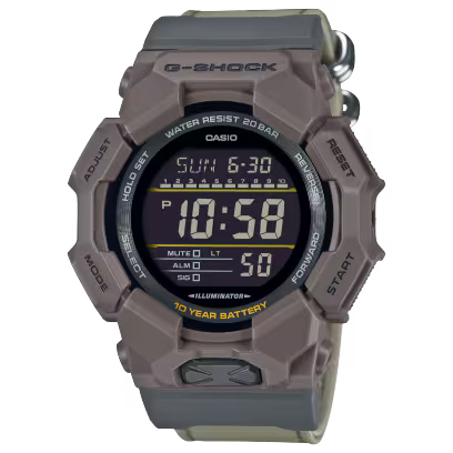 G-Shock 'GD010CE5' Montre - Brun/Olive