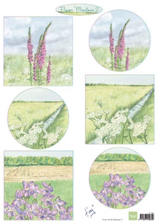 Marianne Design Feuille à découper Tiny's Flower Meadow 2