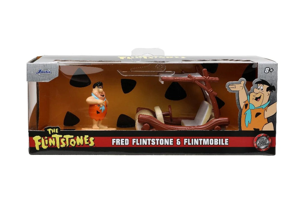Jada The Flintstones Hollywood Rides Fred Flintstone & Flintmobile 1:32 Die Cast