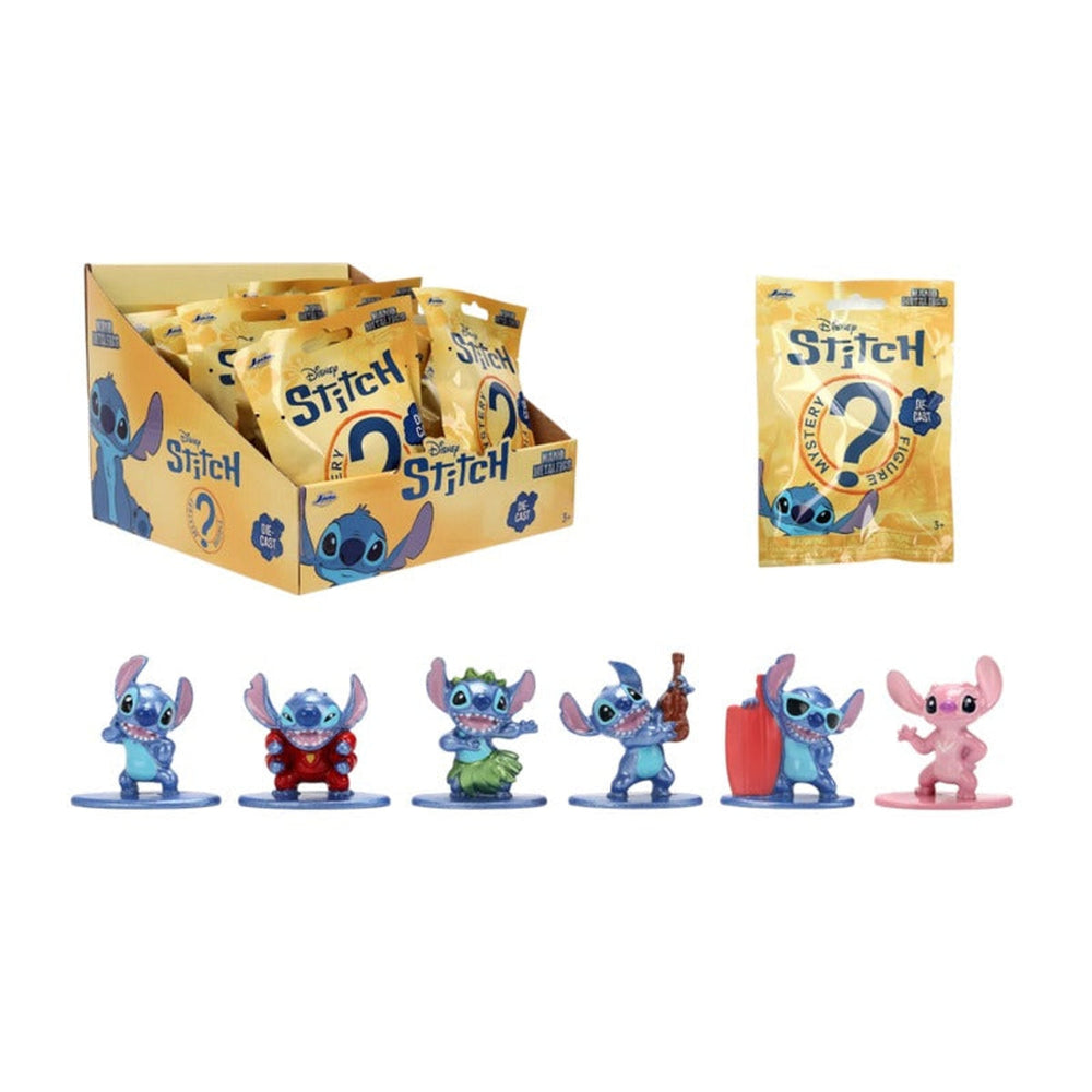 Figurine mystère en métal moulé sous pression Nano Metalfigs Disney Stitch par Jada
