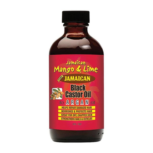 Huile de ricin noire et argan jamaïcains JAMAICAN MANGO AND LIME 4 oz