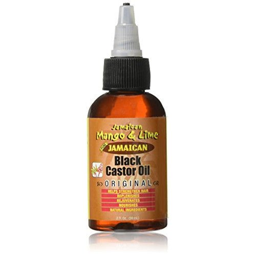 HUILE DE RICIN NOIRE JAMAÏCAINE MANGUE & CITRON VERT DE JAMAÏQUE - ORIGINAL 59ML