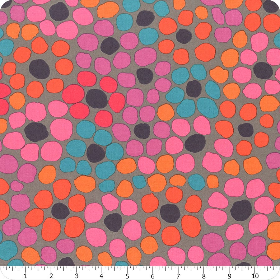 Kaffe Fassett Collective - Grey Flower Dot — Cottage Quilting Ltd.
