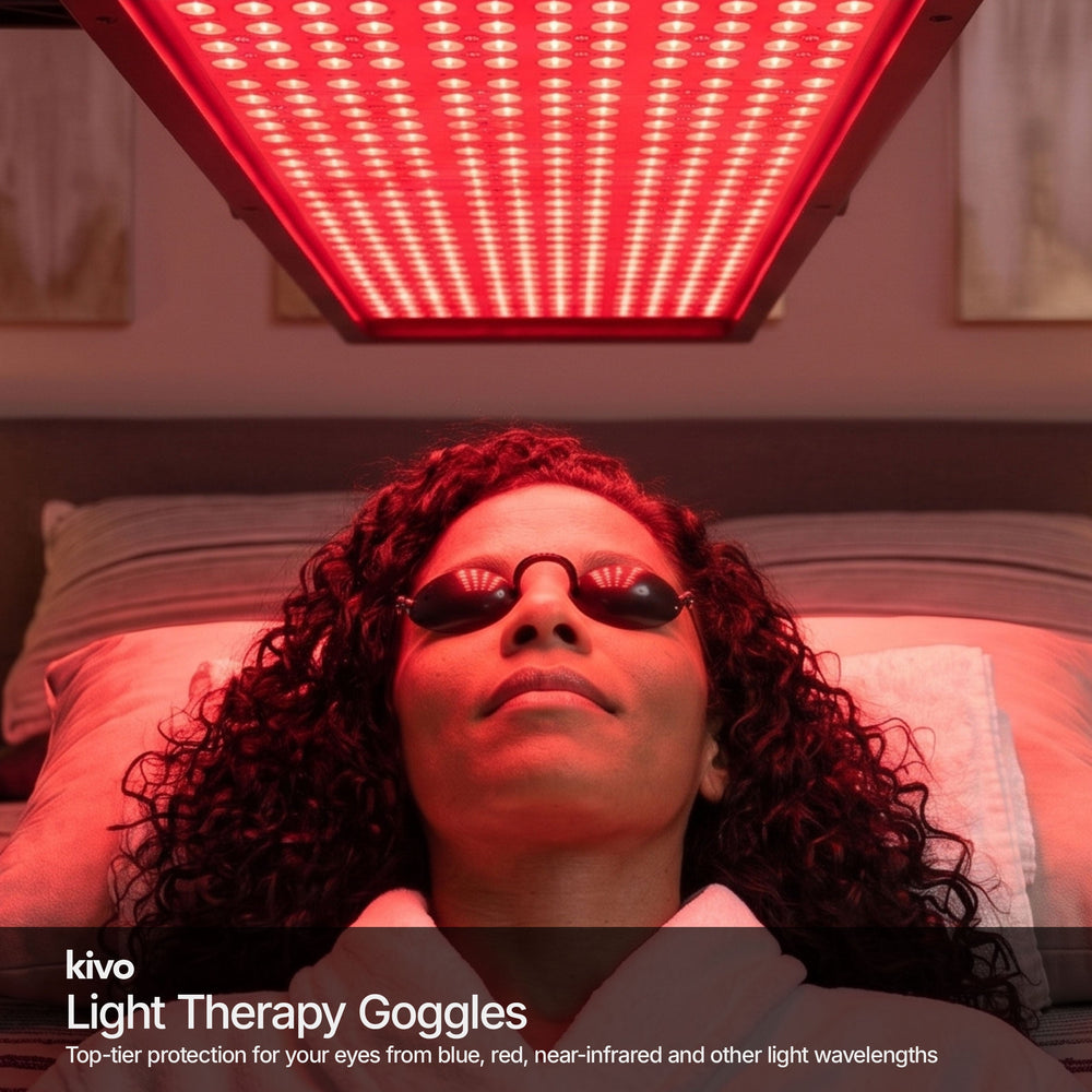 Kivo Goggles: Blue, NIR, and Light Therapy Eye Goggles