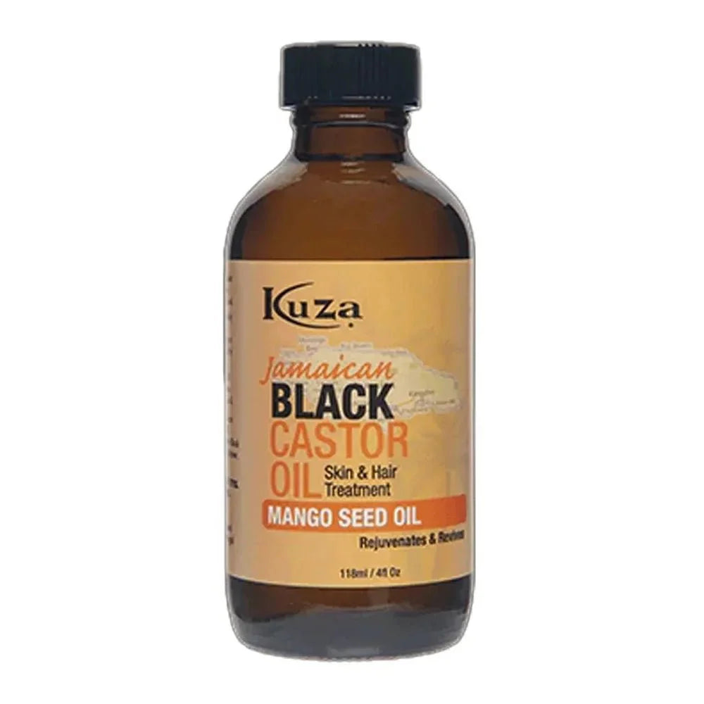 HUILE DE RICIN NOIRE KUZA GRAINES DE MANGUE 4 OZ