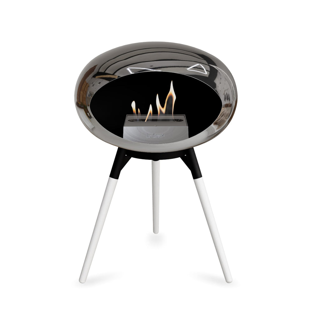 Le Feu Ground Low Dome <br>Argent chromé