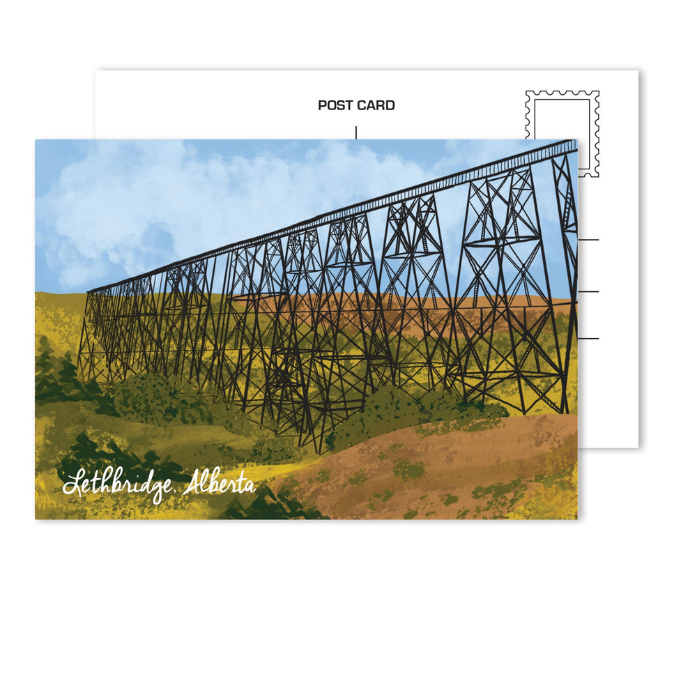 Carte postale de Lethbridge, Alberta