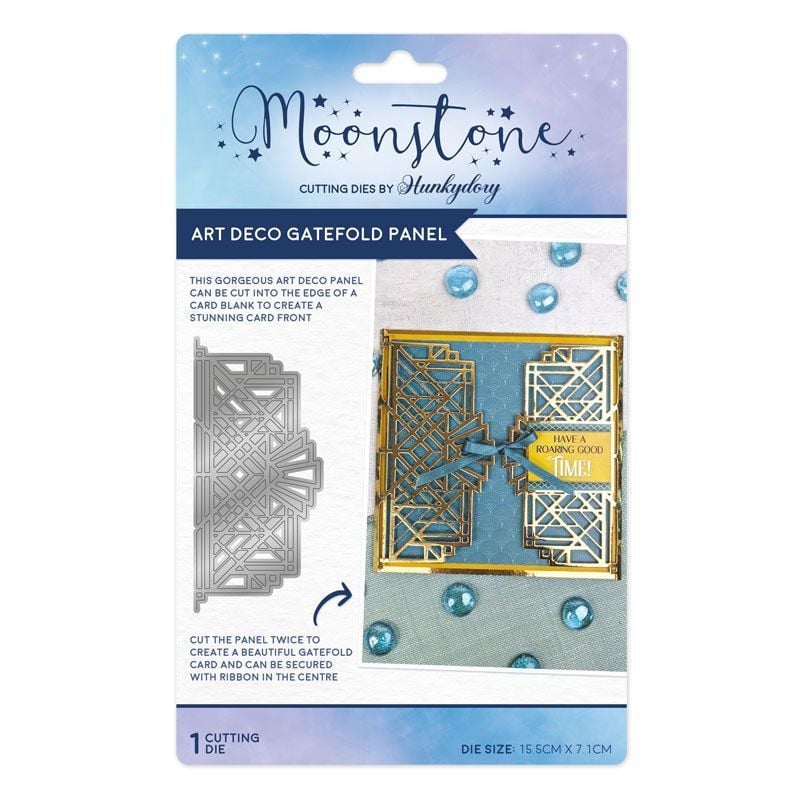 Moonstone Dies - Art Deco Gatefold Panel — Ecstasy Crafts