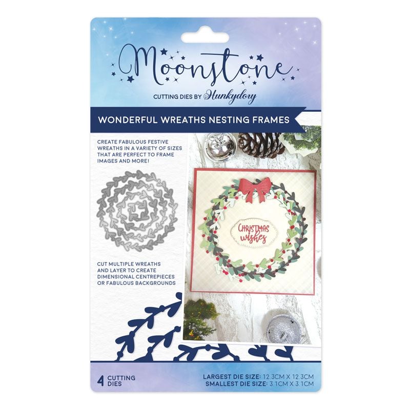 Matrices de coupe Moonstone Dies – Cadre emboîtable Couronne Merveilleuse