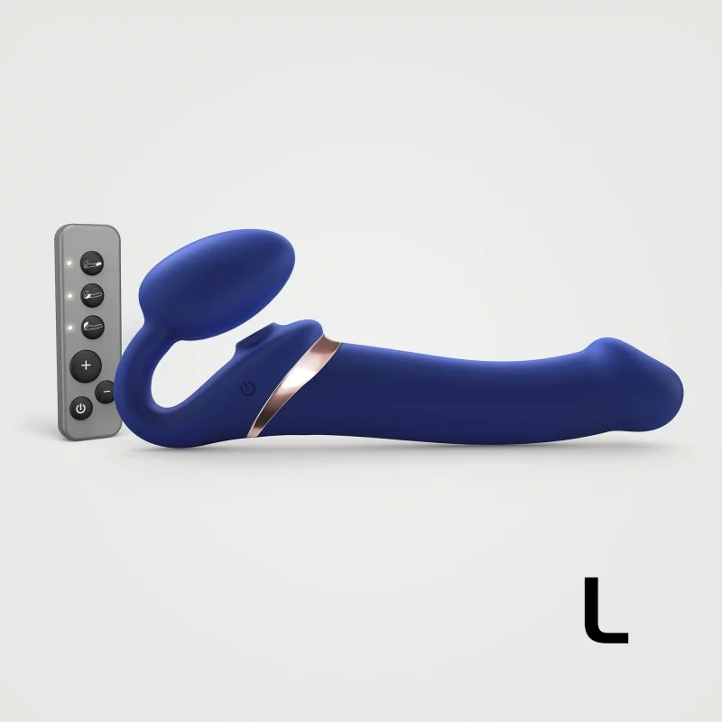 STRAP-ON MULTI ORGASME - GRAND - BLEU NUIT