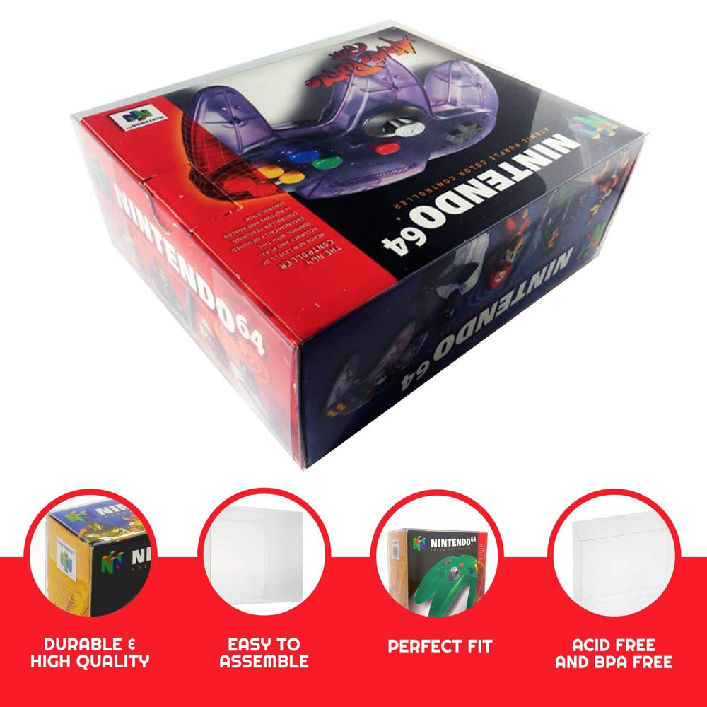 Nintendo 64 Controller Box EVORETRO Protector 0.40MM Pack of 1